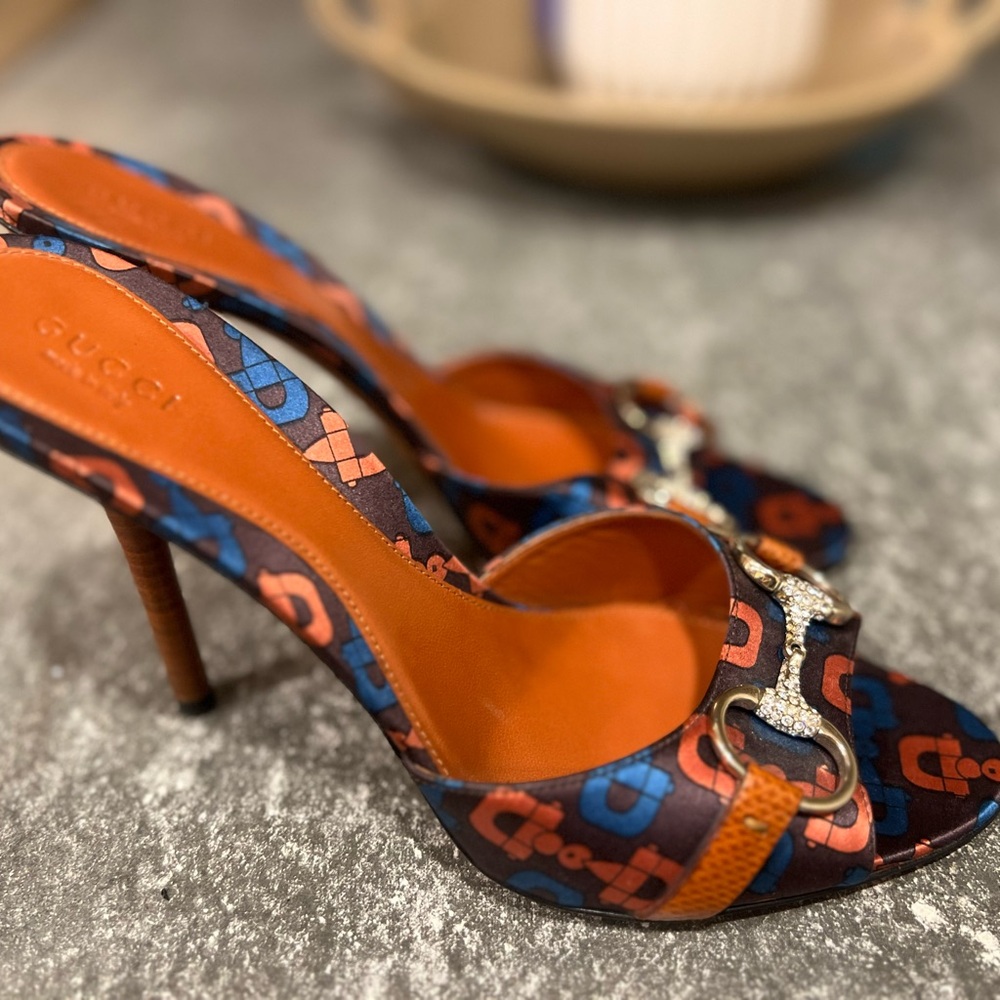 Gucci High Heel Sandals Size 8 1/2 - Picture 10 of 10